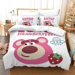 Parure de lit pi��ces pour lotso toy story impression d housse de couette en microfibre hypoallergique ...