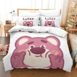 Parure de lit pi��ces pour lotso toy story impression d housse de couette en microfibre hypoallergique ...