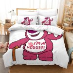 Parure de lit pi��ces pour lotso toy story impression d housse de couette en microfibre hypoallergique ...