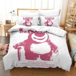 Parure de lit pi��ces pour lotso toy story impression d housse de couette en microfibre hypoallergique ...