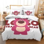 Parure de lit pi��ces pour lotso toy story impression d housse de couette en microfibre hypoallergique ...