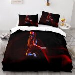 Parure de lit pi��ces pour personnes slam dunk de basket - ball impression d housse de couette xcm en ...