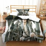 Parure de lit pi��ces pour pirates of the caribbean johnny depp impression d housse de couette en microfibre ...