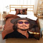 Parure de lit pi��ces pour pirates of the caribbean johnny depp impression d housse de couette en microfibre ...