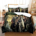 Parure de lit pi��ces pour pirates of the caribbean johnny depp impression d housse de couette en microfibre ...