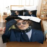 Parure de lit pi��ces pour pirates of the caribbean johnny depp impression d housse de couette en microfibre ...