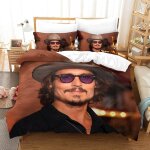 Parure de lit pi��ces pour pirates of the caribbean johnny depp impression d housse de couette en microfibre ...
