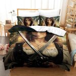 Parure de lit pi��ces pour pirates of the caribbean johnny depp impression d housse de couette en microfibre ...