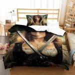 Parure de lit pi��ces pour pirates of the caribbean johnny depp impression d housse de couette en microfibre ...