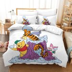 Parure de lit pi��ces pour winnie the pooh animated characters impression d housse de couette en microfibre ...