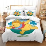 Parure de lit pi��ces pour winnie the pooh animated characters impression d housse de couette en microfibre ...