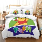Parure de lit pi��ces pour winnie the pooh animated characters impression d housse de couette en microfibre ...