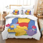 Parure de lit pi��ces pour winnie the pooh animated characters impression d housse de couette en microfibre ...
