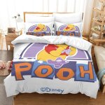 Parure de lit pi��ces pour winnie the pooh animated characters impression d housse de couette en microfibre ...