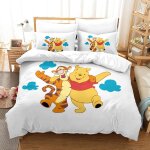 Parure de lit pi��ces pour winnie the pooh animated characters impression d housse de couette en microfibre ...