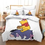 Parure de lit pi��ces pour winnie the pooh animated characters impression d housse de couette en microfibre ...