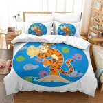 Parure de lit pi��ces pour winnie the pooh animated characters impression d housse de couette en microfibre ...