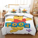 Parure de lit pi�ces pour winnie the pooh animated characters impression d housse de couette en microfibre ...