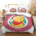 Parure de lit pi�ces pour winnie the pooh personnages anim�s impression d housse de couette en microfibre ...