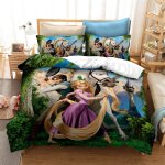 Parure de lit princesses avec impression num��rique d en microfibre motif dessin anim�� bella cendrillon ...