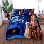 Parure de lit la reine des neiges parure de lit pour filles avec housse de couette king queen double ...