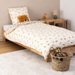 Parure de lit r�versible l�opard enfant
