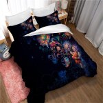 Parure de lit r�versible ste - x pour enfants et adolescents, housses de couette, taies d'oreiller, aspect ...