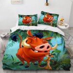 Parure de lit le roi lion, housse de couette, housse de couette mufasa simba, couvre - lit pour enfants ...