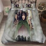 Parure de lit le seigneur des anneaux, housse de couette et taies d'oreiller 50 x 75 cm, 2 / 3 pieces, ...