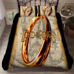 Parure de lit le seigneur des anneaux, housse de couette et taies d'oreiller 50 x 75 cm, 2 / 3 pieces, ...