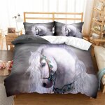 Parure de lit simple 200 fils au pouce carr�, 100 % coton egyptien, qualit� h�teli�re, ultra douce, hypoallerg ...