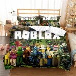 Parure de lit simple roblox 200 fils au pouce carr�, 100 % coton egyptien, qualit� h�teli�re, ultra douce, ...