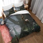 Parure de lit ste - x en coton pour enfants et fantaisie, housse de couette 135 x 200 cm et 2 taies d'oreiller ...