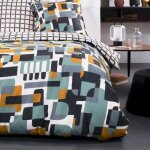 Parure de lit - today - sunshine - 116485 - 2 personnes - 220x240 cm - coton - imprim� 9. 43