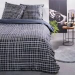 Parure de lit - today - sunshine - 2 personnes - 240x260cm - coton - imprim� 9. 51