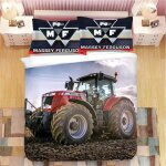 Parure de lit tracteur avec housse de couette et housse de couette pour garcon , motif tracteur, motif ...