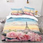 Parure de lit x complet doux confortable parures de lit microfibre housse de couette personnes enfant ...