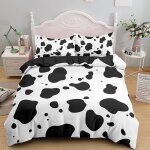 Parure de lit x enfant couleur de la vache housse de couette x avec fermeture ��clair - sets de housse ...