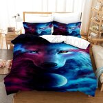 Parure de lit pas cher + x taies d'oreiller xcm microfibre housse de couette fermeture ��clair doux confortabl ...