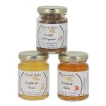 Pascal bodet - assortiments de confits 3x100g - made in calvados Pascal bodet - assortiments de confits 3x100g - made in calvados