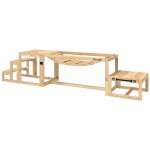Passerelle agility chiens - passerelle pour parcours canins d'agility - bois de sapin pr� - huil�