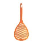Passoire de cuisine en nylon a long manche, cuill�re ronde en maille, cuill�re a nouilles, boulette, ...