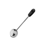 Passoire a th en maille en acier inoxydable, infuseur a th en mtal rutilisable, filtre a feuilles ...
