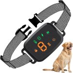 Pata - collier anti aboiement chien, 4 modes son / vibration / choc electrique, r�glable 8 niveaux de ...