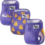 Pata - ooui pets couche lavable chien (lot de 3 - une signature francaise) couche pour chien male incontinent, ... Pata - ooui pets couche lavable chien (lot de 3 - une signature francaise) couche pour chien male incontinent, ...