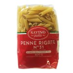 Pâtes penne rigate n31 - savino pasta - paquet 500g Pâtes penne rigate n31 - savino pasta - paquet 500g