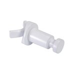 Pat�re blanche r�glable rawell pour radiateur 3, 2x3, 2x8 cm - blanc - blanc - -