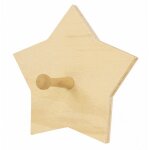 Pat�re bois �toile 10 x 10 x 8 cm - megacrea diy