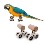 Patins a roulettes pour petits et moyens perroquets, 1 paire, mini patins a glace pour petits et moyens ...