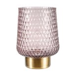 Pauleen lampe a poser sparkling glamour e27 30lm 2700k pile min ver / mt gris